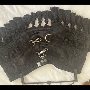 Steam punk or vintage tassel skirt. Heavy duty buckle. Show quality